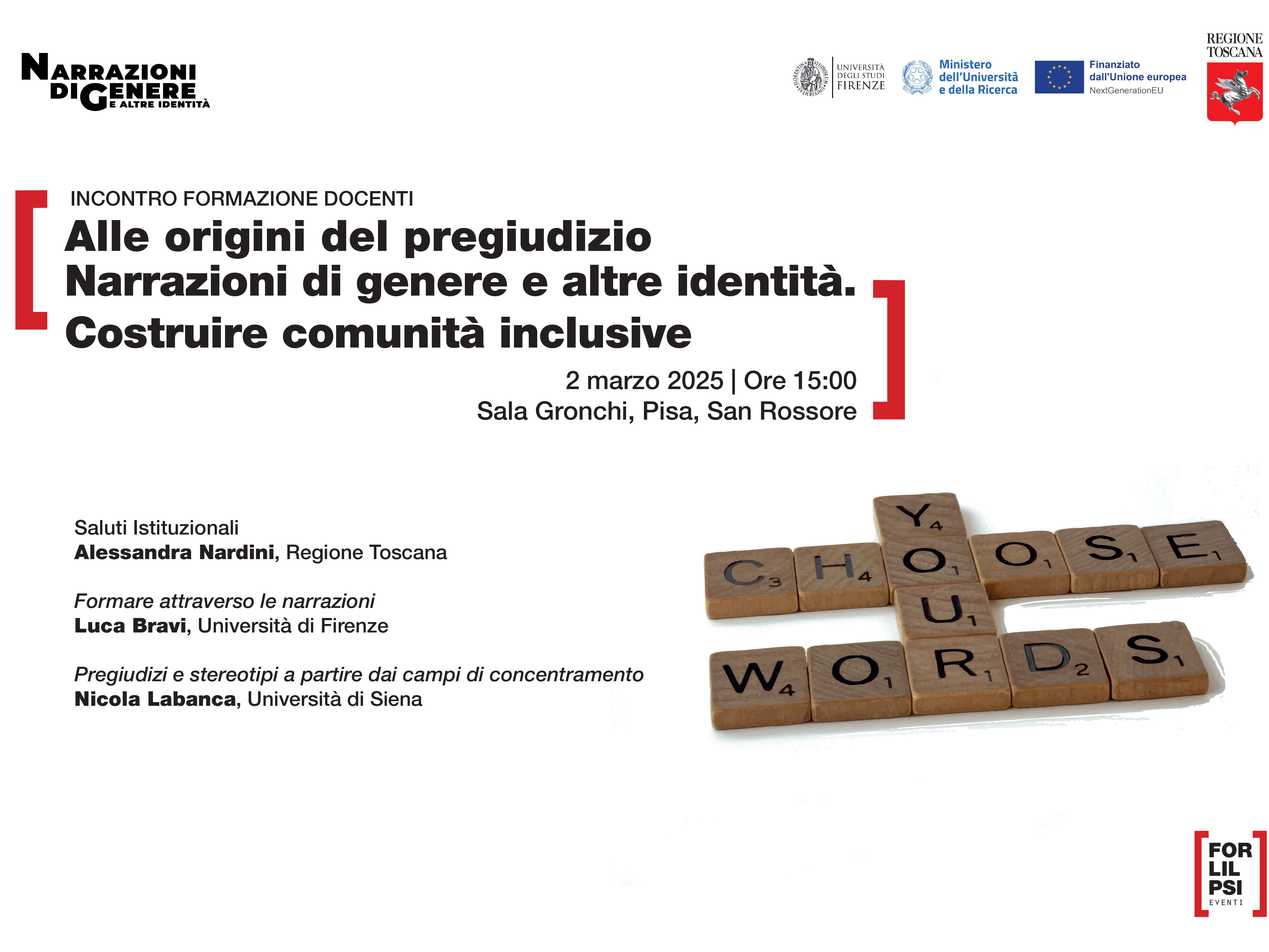 Alle origini del pregiudizio Narrazioni di genere e altre identità. Costruire comunità inclusive
